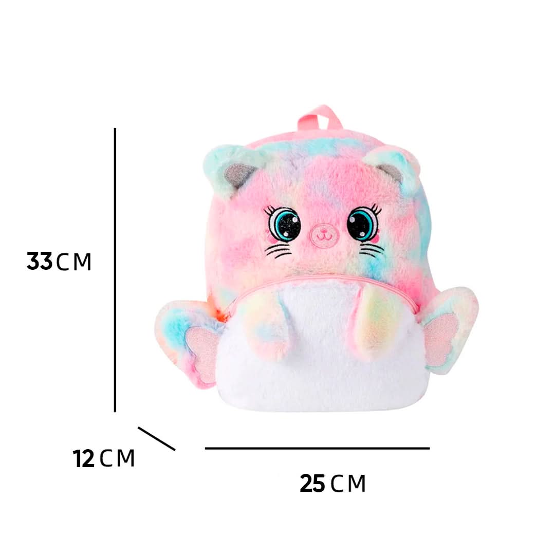 Mochila Peluche Sweety Infantil con 2 Bolsillos