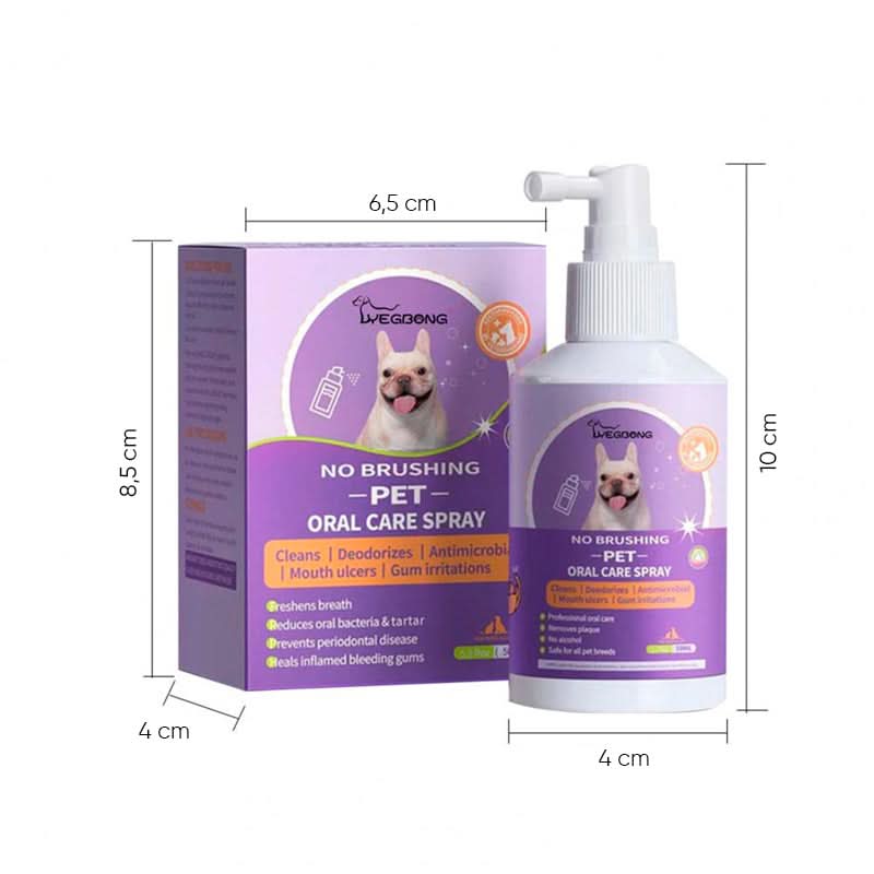 Spray de Limpieza para Dientes de Perros y Gatos