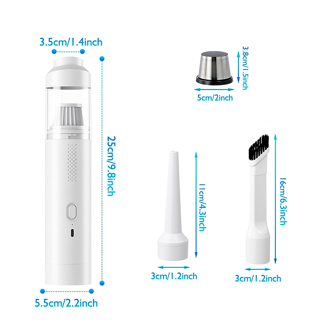 Aspiradora Sopladora Hoover con 3 Cabezales 120w 3600Mah