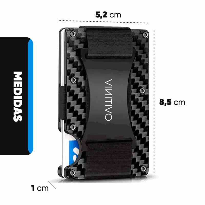 Billetera RFID Minimalista Anti-Robo Vinitivo Premium