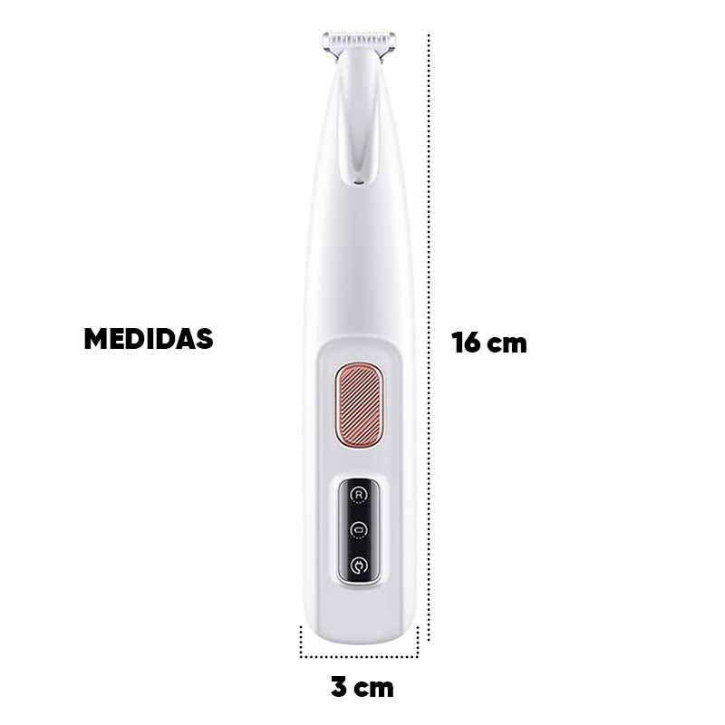 Recortador de Pelo para Patas de Mascotas Led
