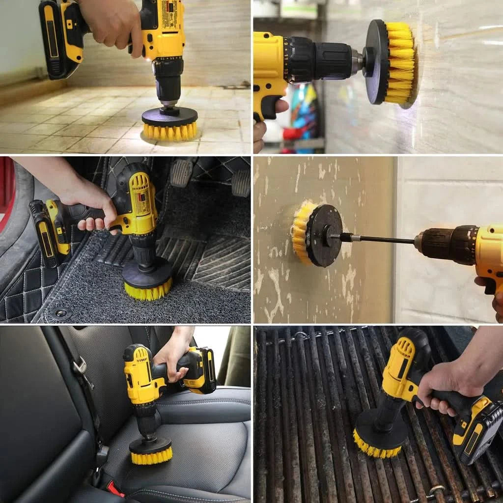 SET CEPILLOS DE FREGADO - 3 PIEZAS - Mil Genial Uruguay