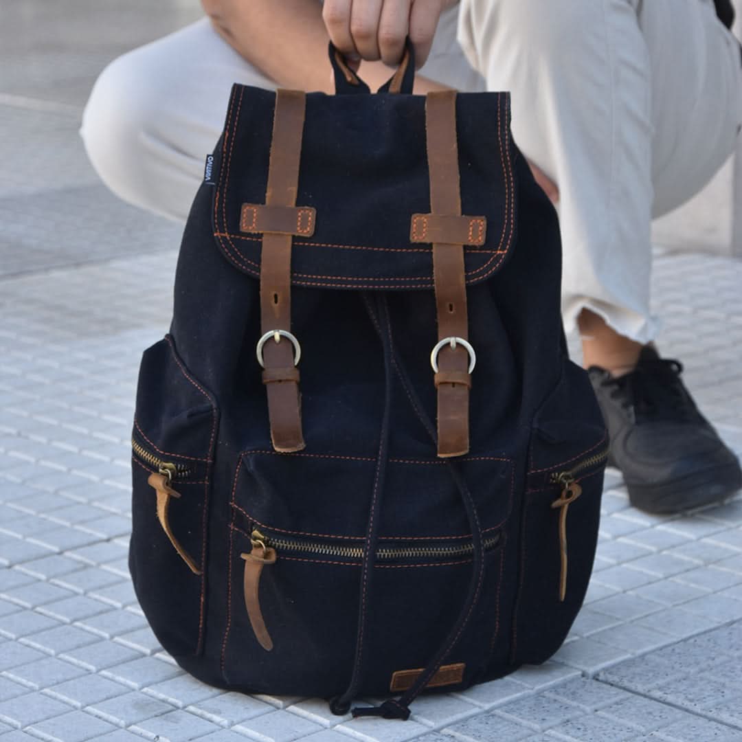 Mochila Kaukko Vintage Casual de Lona Marca Vinitivo