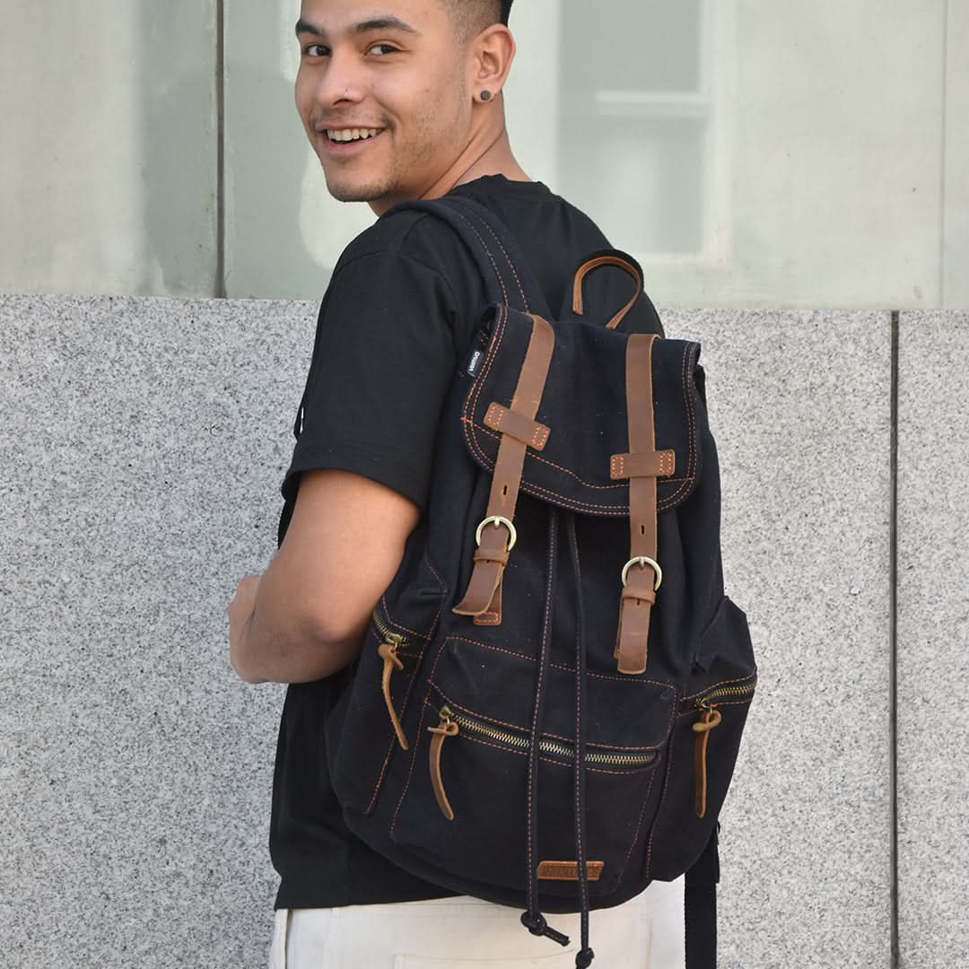 Mochila Kaukko Vintage Casual de Lona Marca Vinitivo