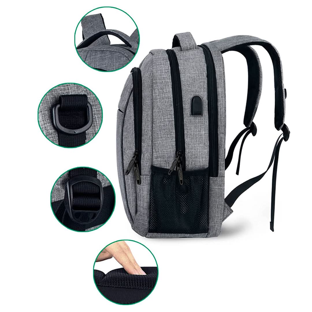 Mochila Oxford de Gran Capacidad 17,3 Pulgadas