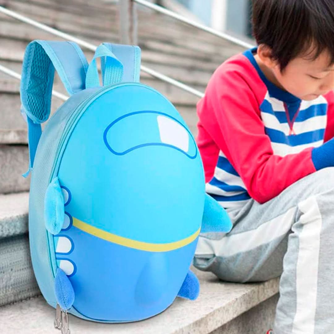 Mochila Infantil Rigida Diseño de Avion