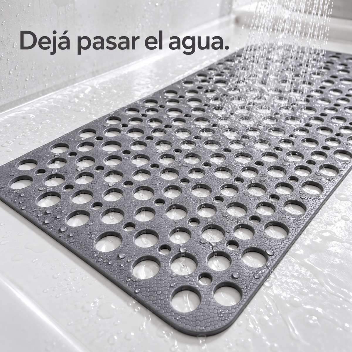 Alfombra de Ducha Antideslizante y Antibacterial