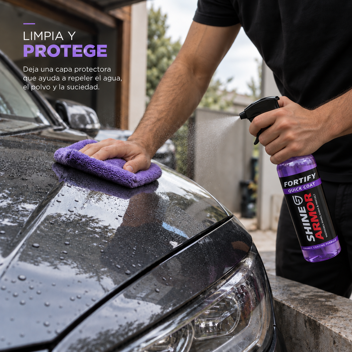Limpiador y Protector para Auto Shine Armor
