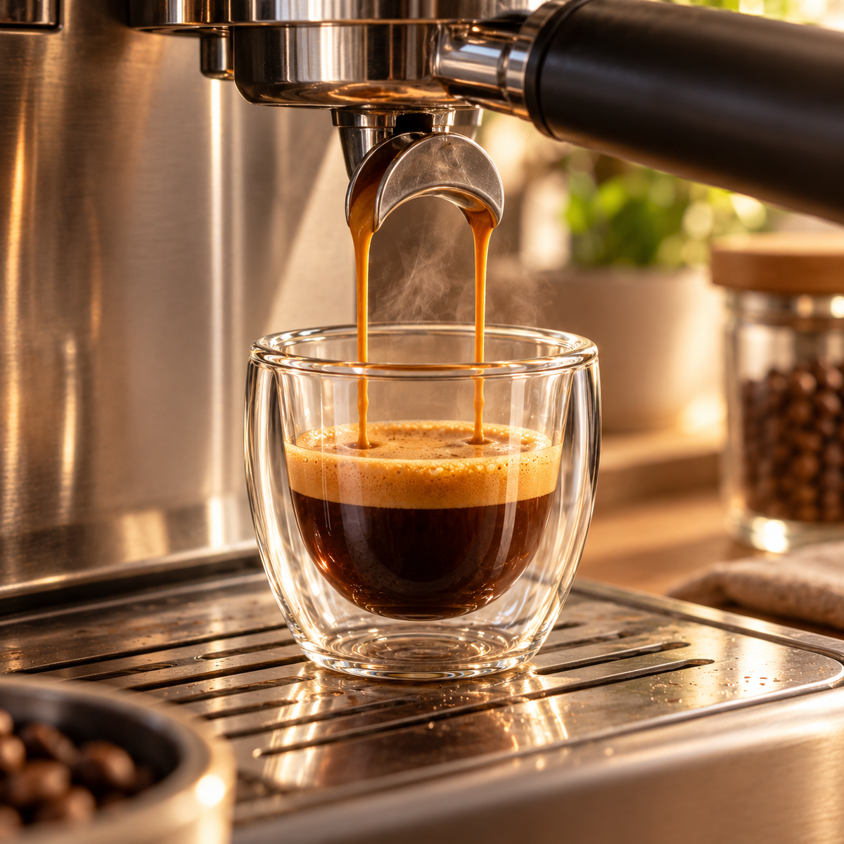 Set X6 Vasos Cafe Expresso Doble Vidrio Borosilicato 80ml