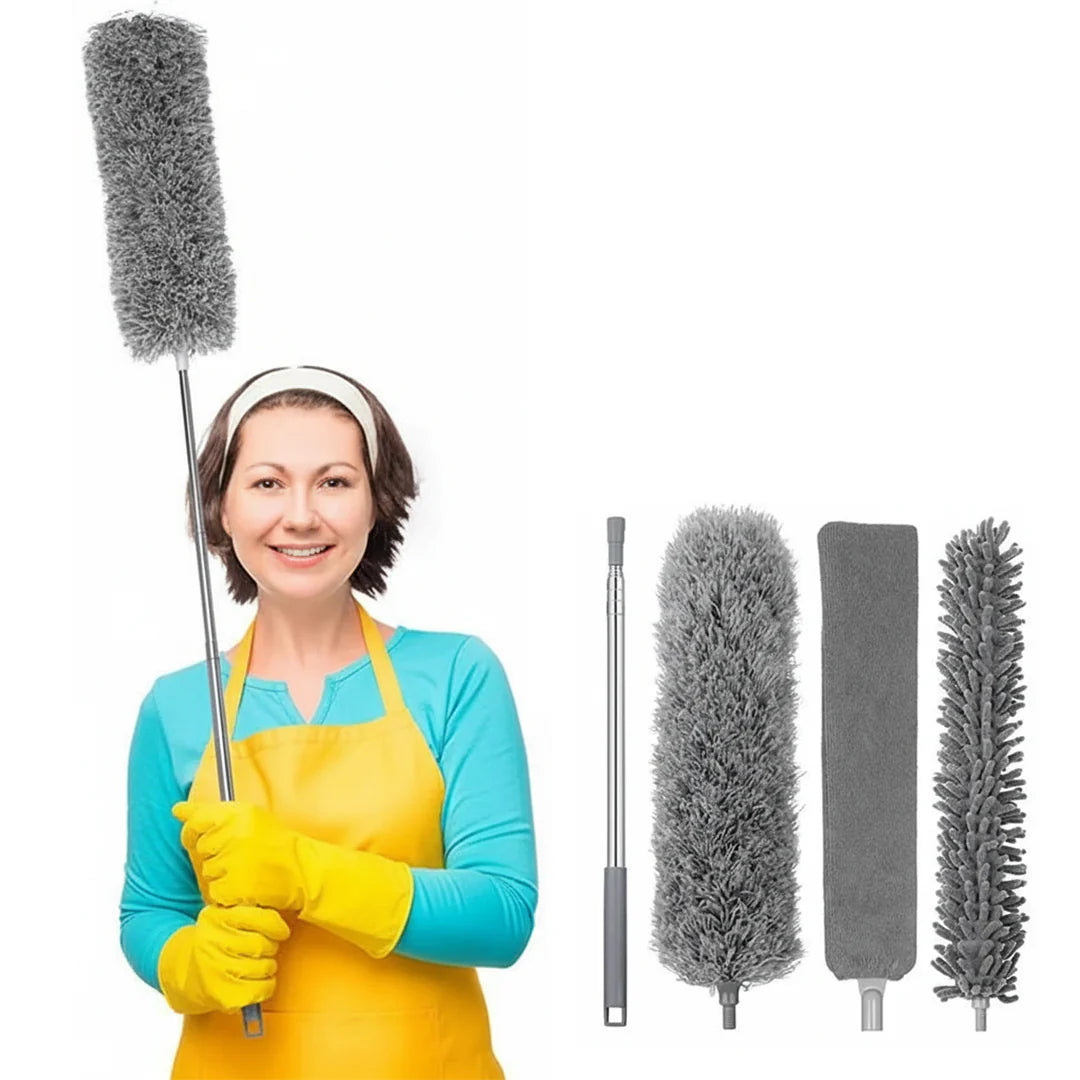 Plumero Extensible de Microfibra 3 Cabezales Milhome