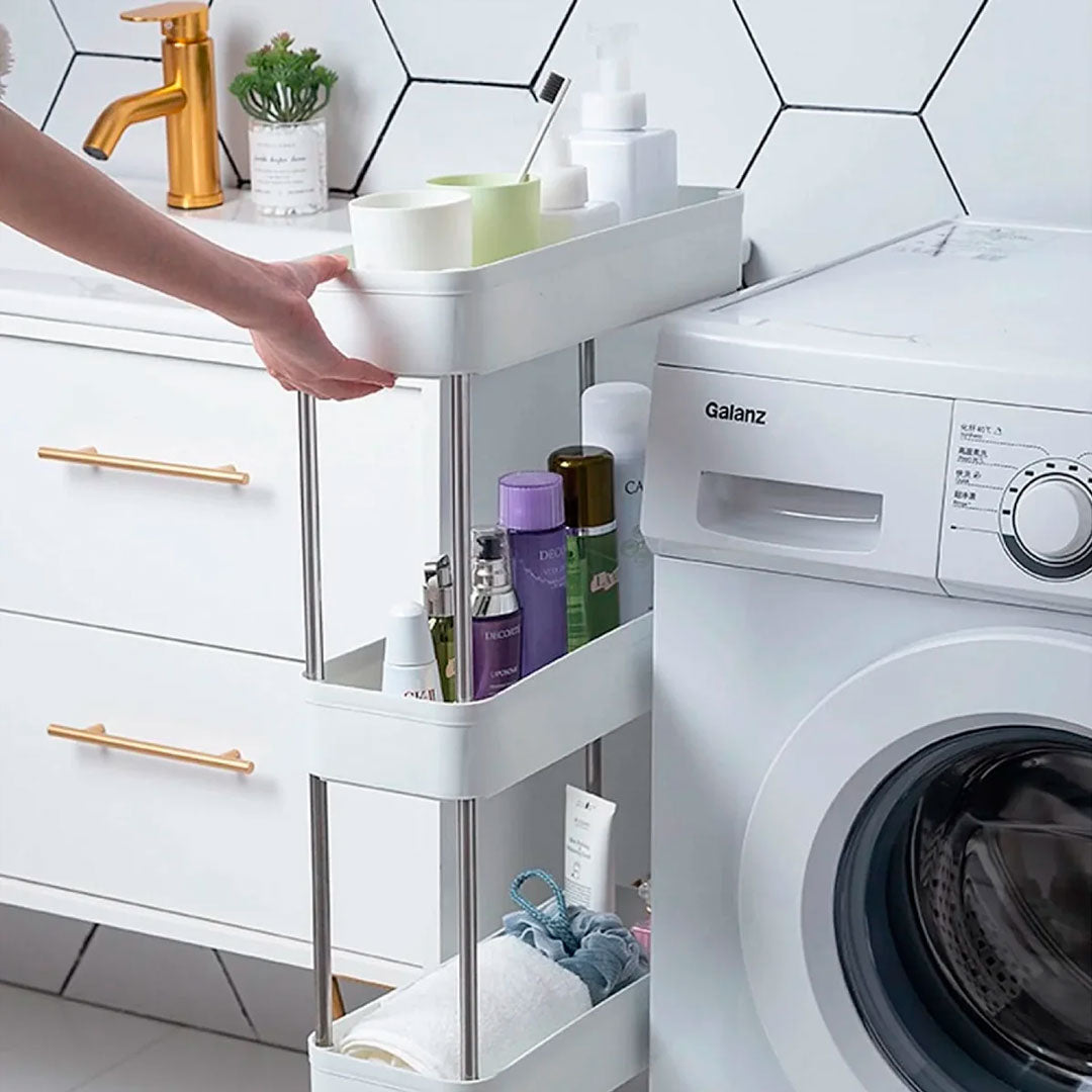Organizador de 4 Estantes con Rueda Shelf Rack