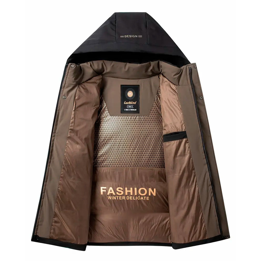 Campera con Capucha Luckbird Repele el Agua