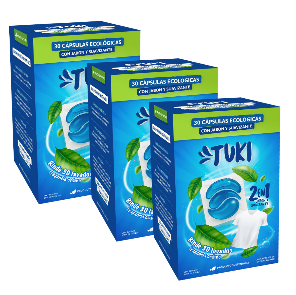 Packs de tuki de 3 unidades