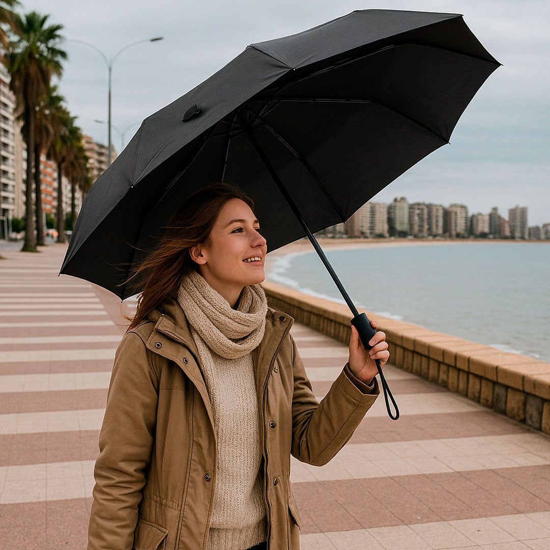 Paraguas Reforzado Resistente al Viento