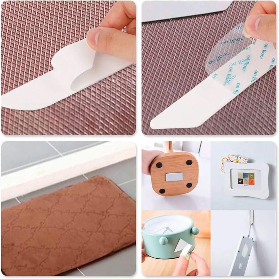 Pegatinas Antideslizante para Alfombra 8 Piezas