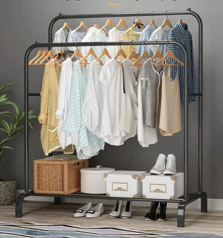 Perchero Multifuncional Doble con Zapatera