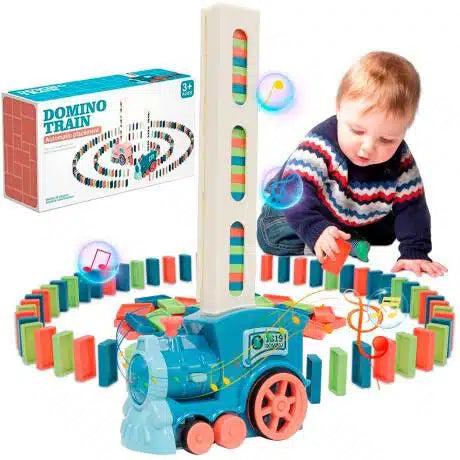 Tren Didáctico Domino con Música y Piezas