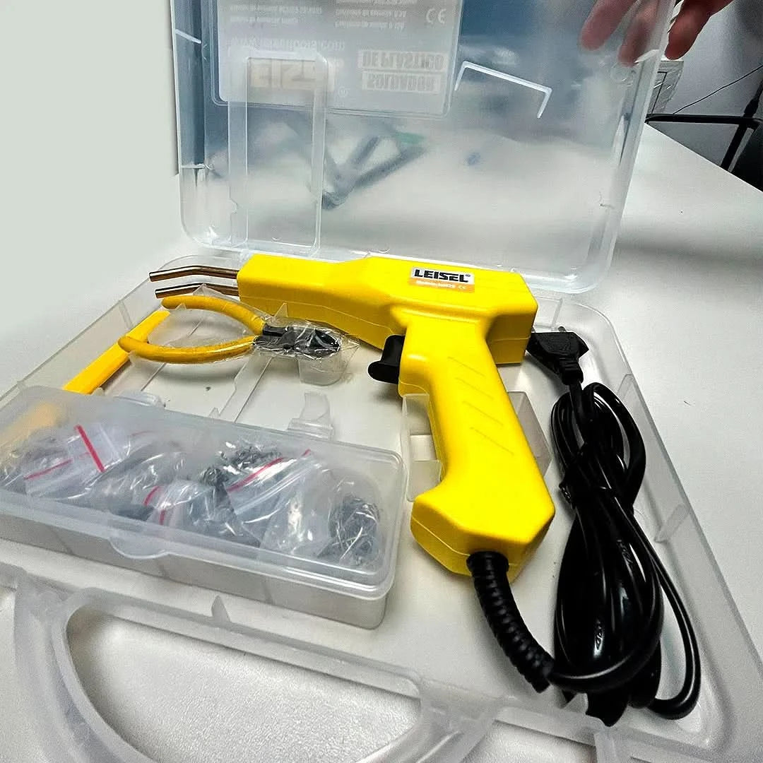 Soldador de Plástico Marca Leisel + 200 Grampas