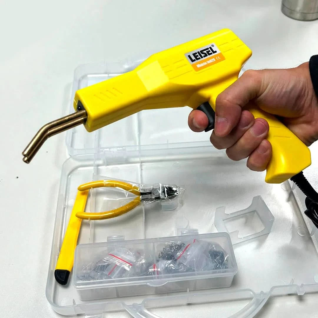 Soldador de Plástico Marca Leisel + 200 Grampas