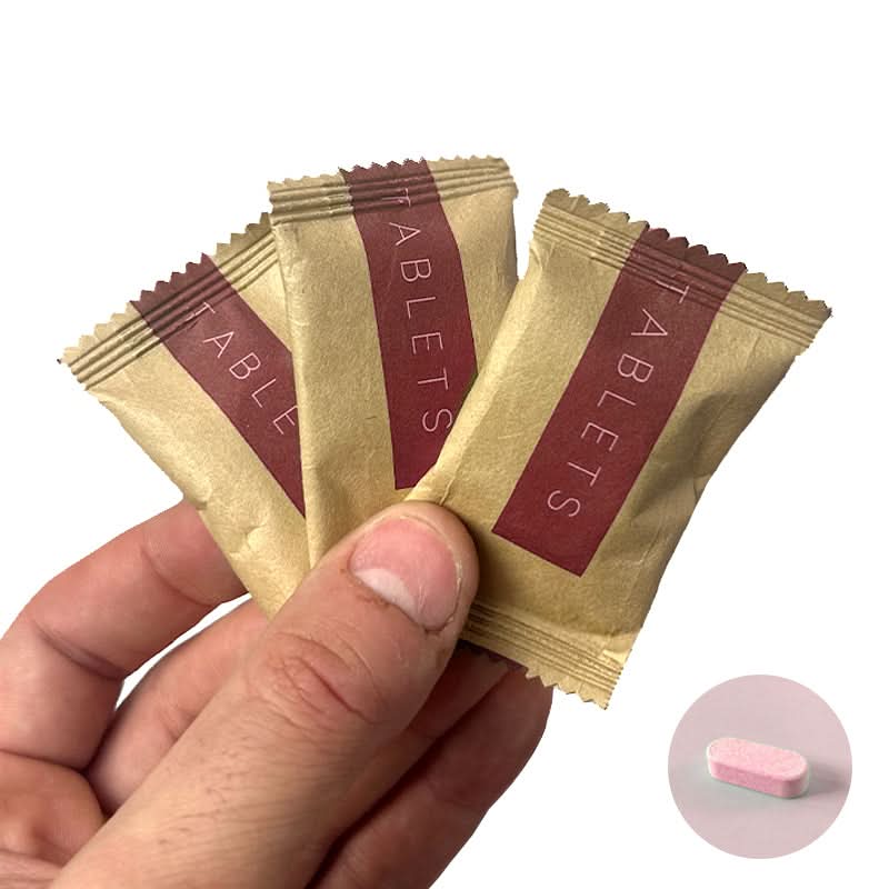 Pack de 3 Pastillas de Limpieza Para Baño Vegana Rinde 1,5 L