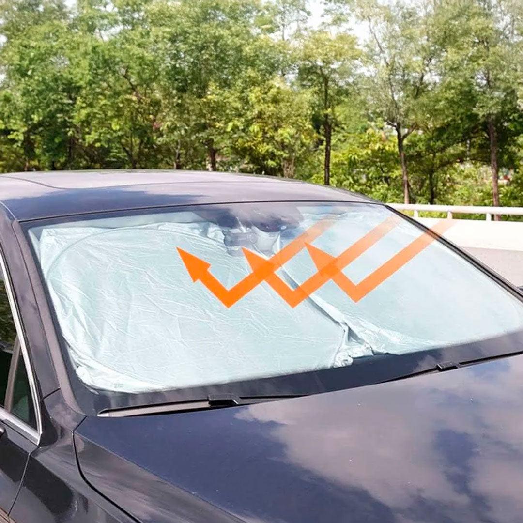 Parasol Plegable Premium para Auto Circular Milgenial