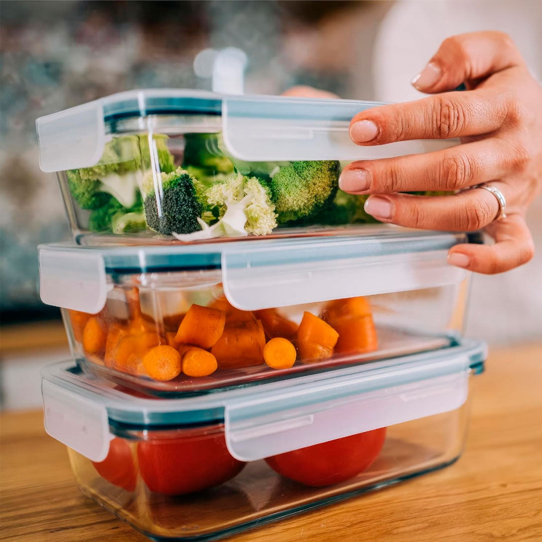 Set de 30 Frascos Recipientes Hermeticos Transparentes