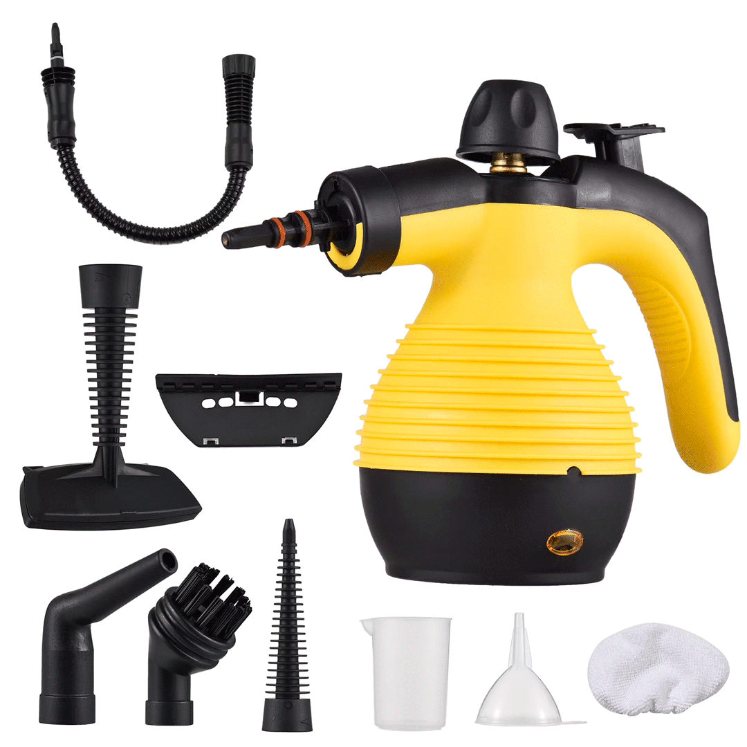 Maquina de Limpieza con Vapor 1050w con 6 Cabezales