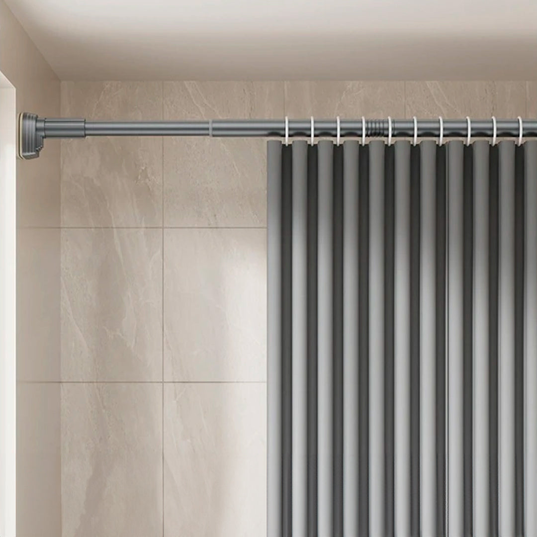 Barra Ajustable de Acero Inoxidable para Cortinas Milhome