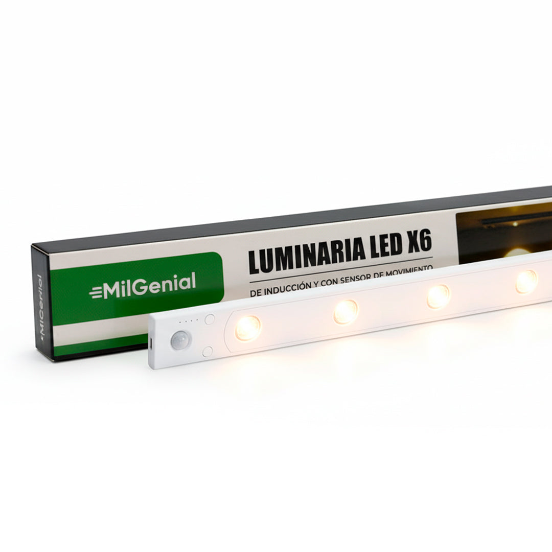 Luz con 6 Leds de Inducción Sensor de Movimiento MilGenial