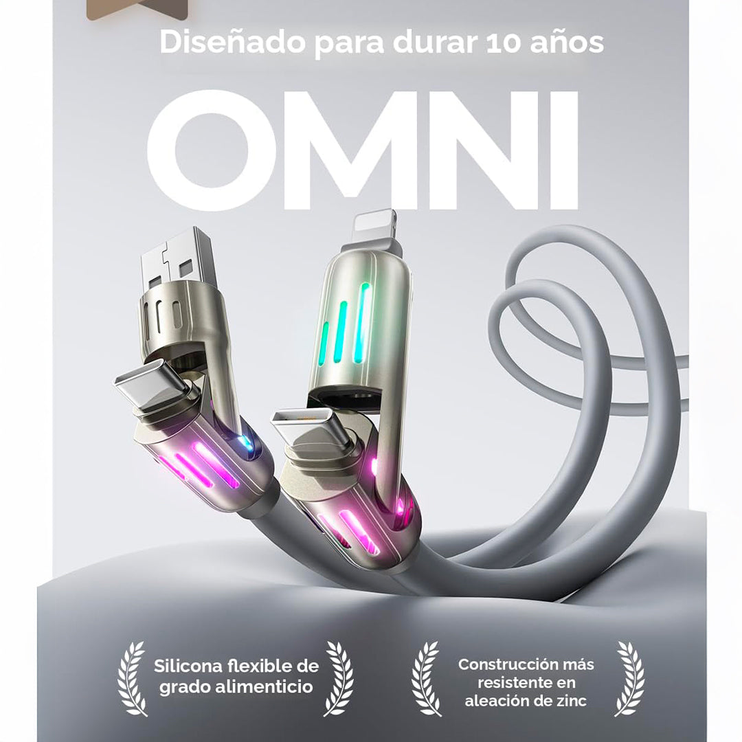 Cable LISEN Usb de 2mts Carga Rapida 4 en 1