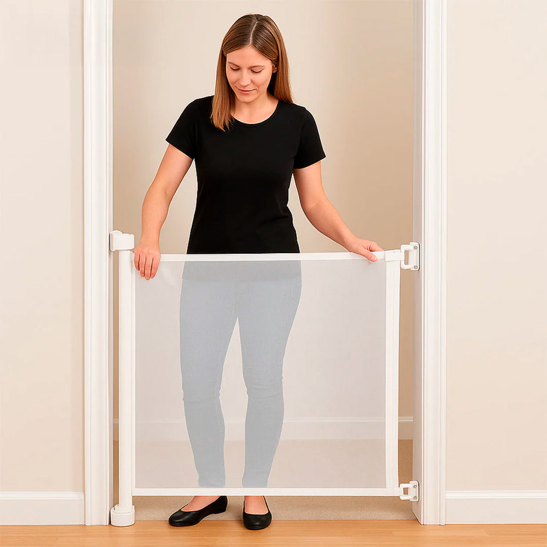 Puerta Flexible con Malla Retráctil de Seguridad MilGenial