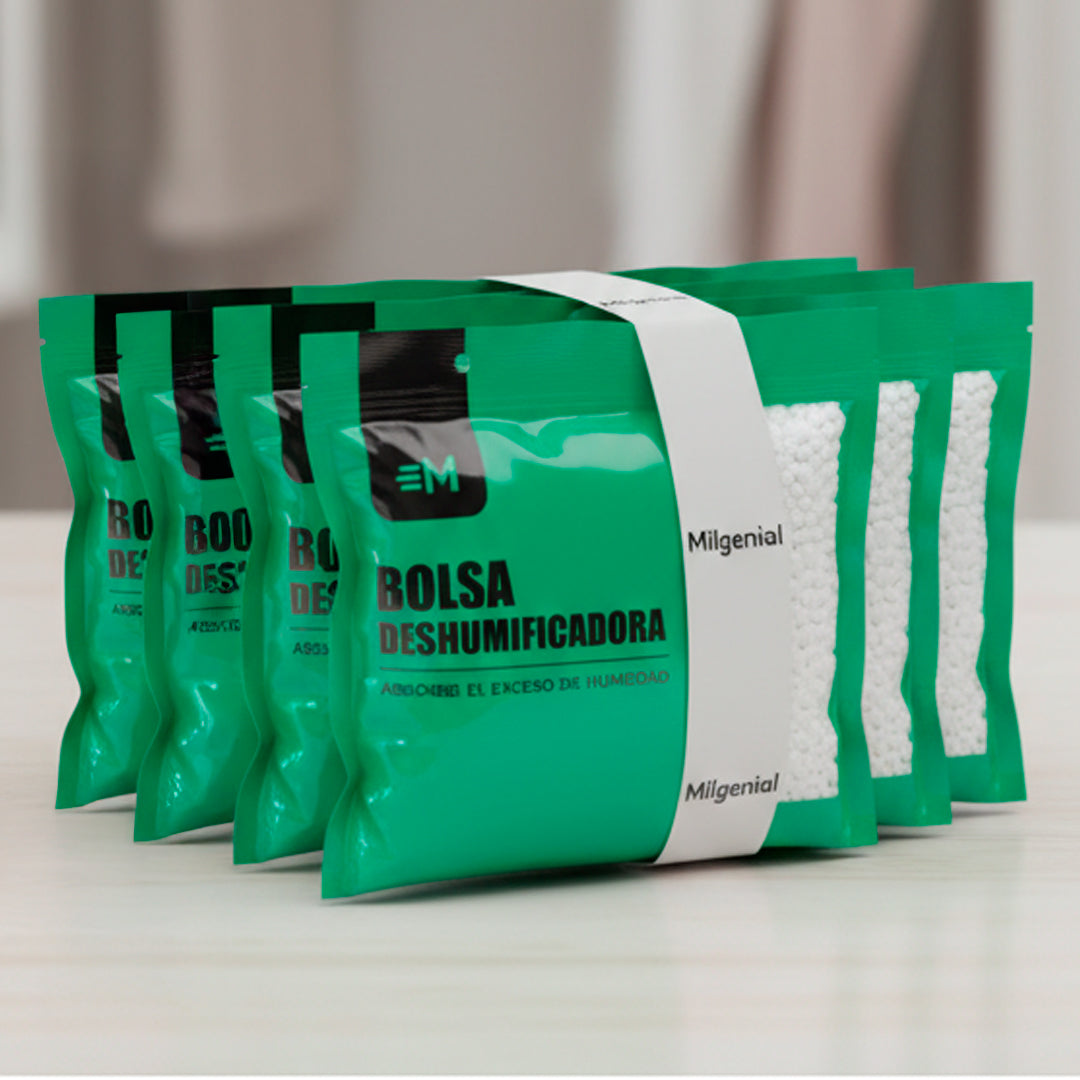 Pack de 5 Bolsas Deshumidificadora para Armario Milgenial