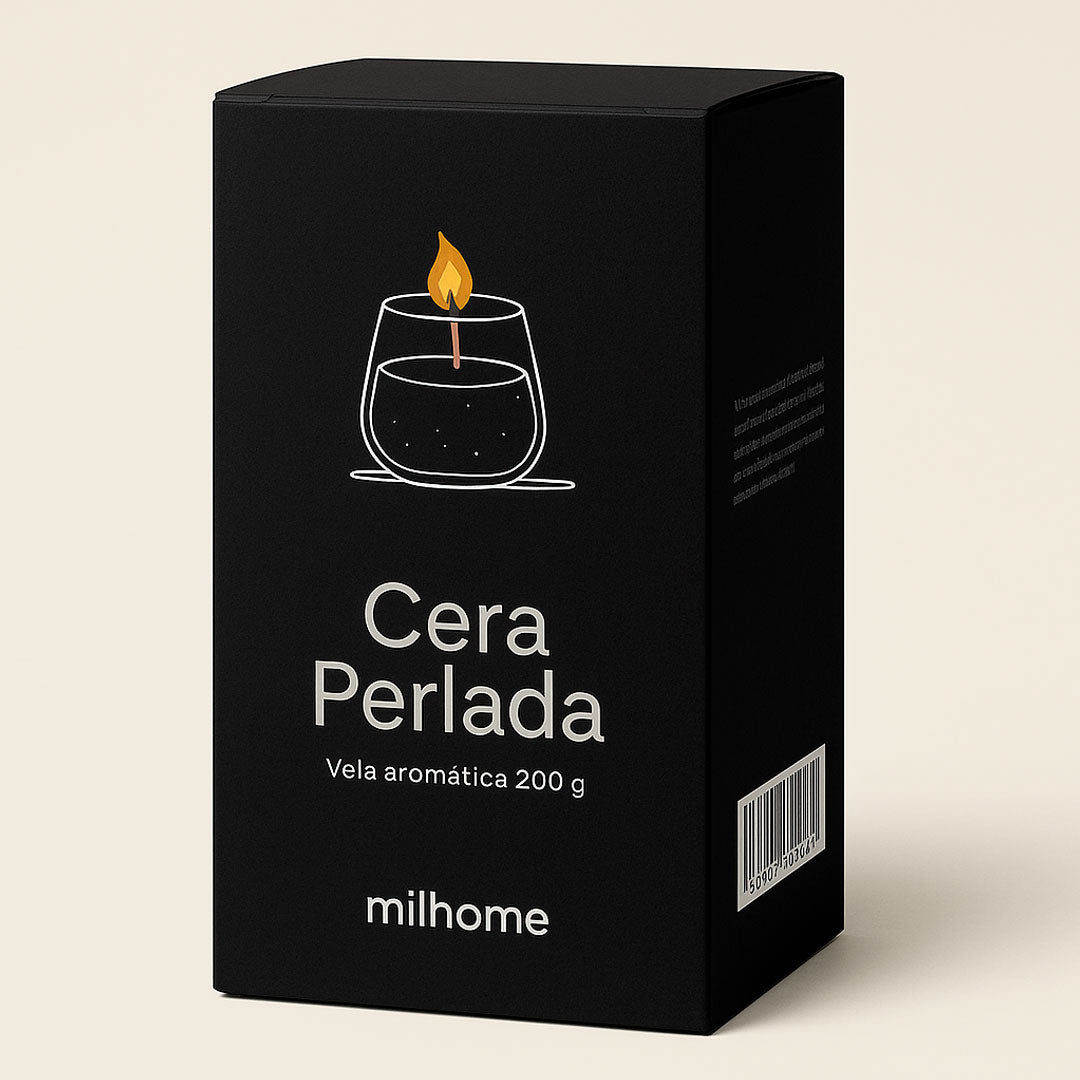 Cera Perlada para Vela Milhome con 30 Mechas