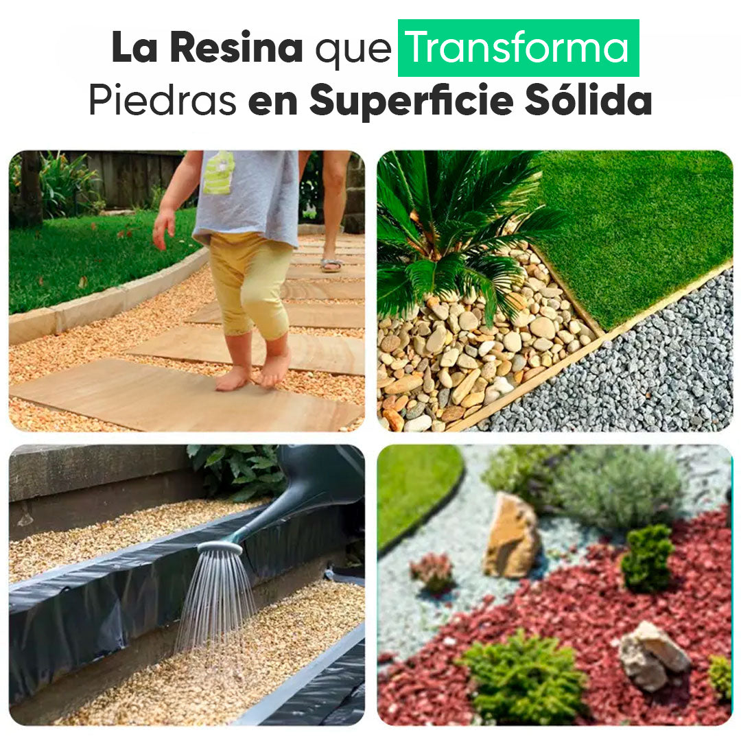 Resina Poliuretanica Aglomerante para Piedras 1Litros Leisel