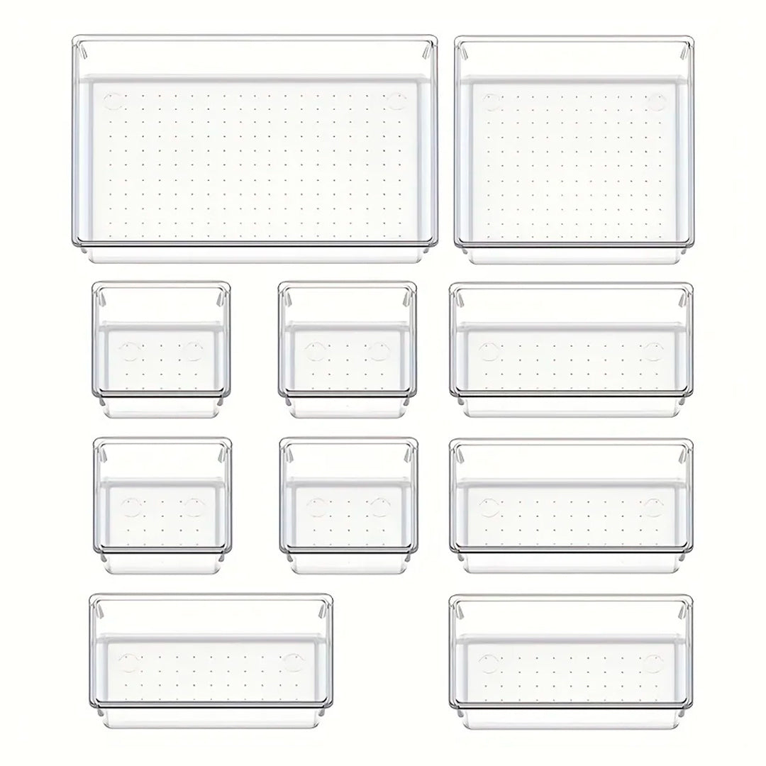 Set de 13 Organizadores de Cajón en Acrilico