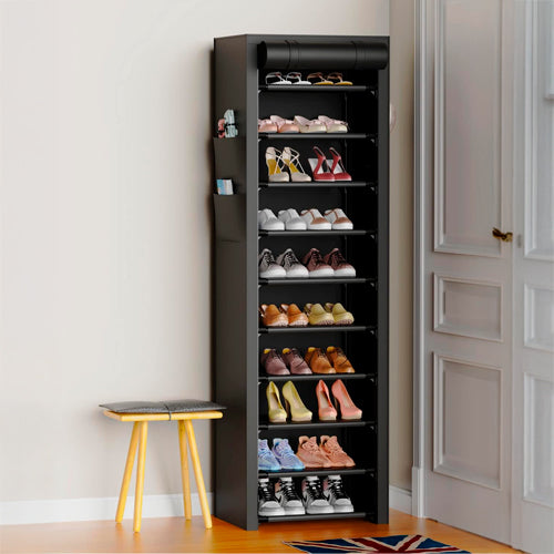 Zapatera Organizador Vertical con 10 Niveles 20 a 22 Pares