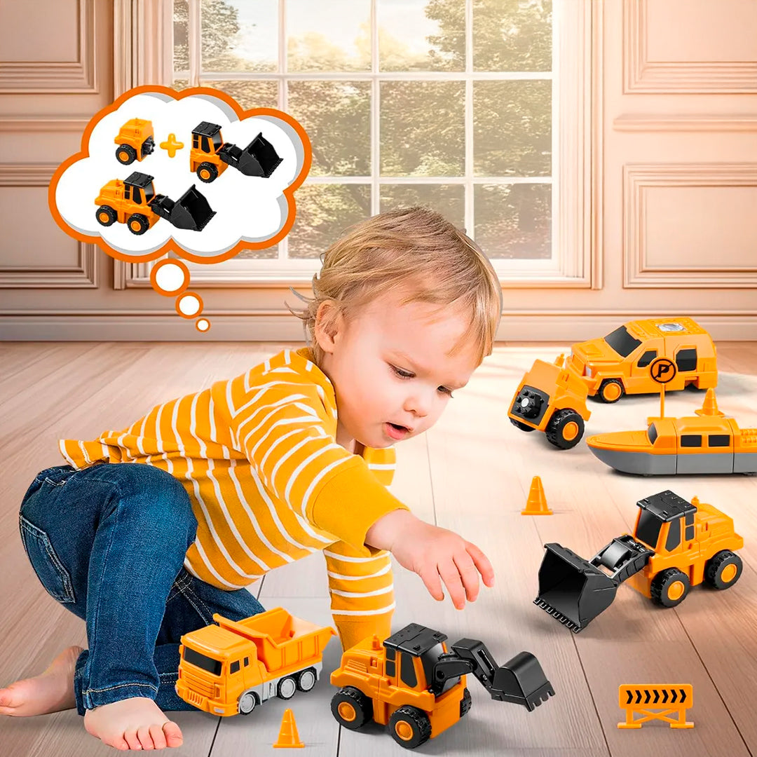 Kit de Autos y Camiones Bloques de Construccion