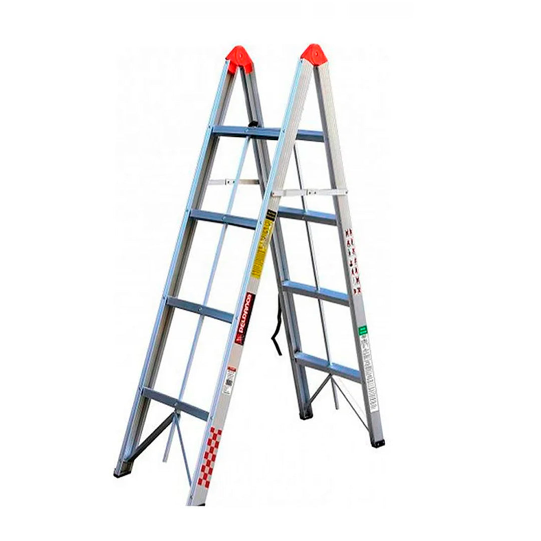 Escalera Compacta de Aluminio Totalmente Plegable 150Kg MAX