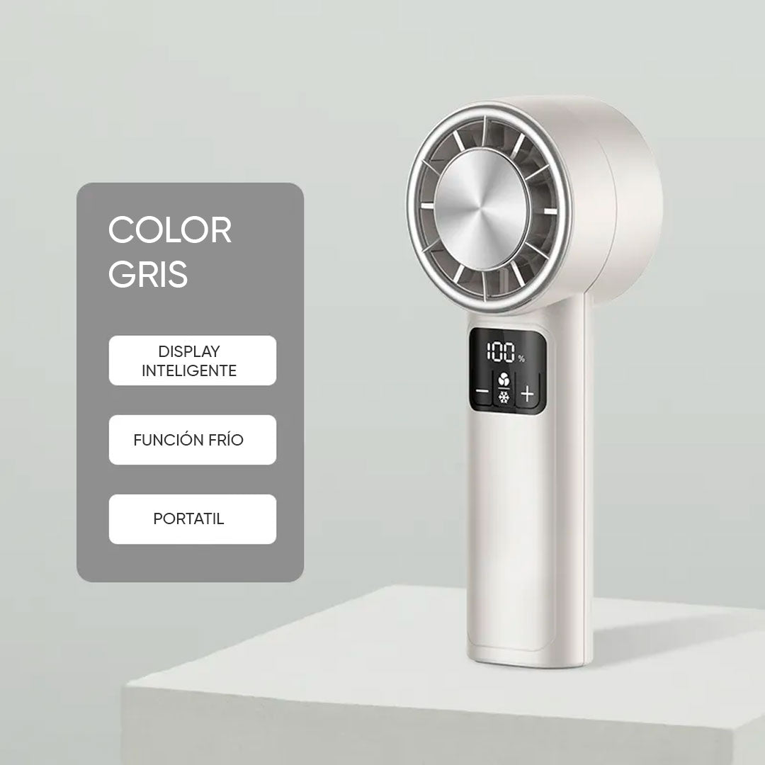 Ventilador de Mano Portátil Recargable de Alta Velocidad