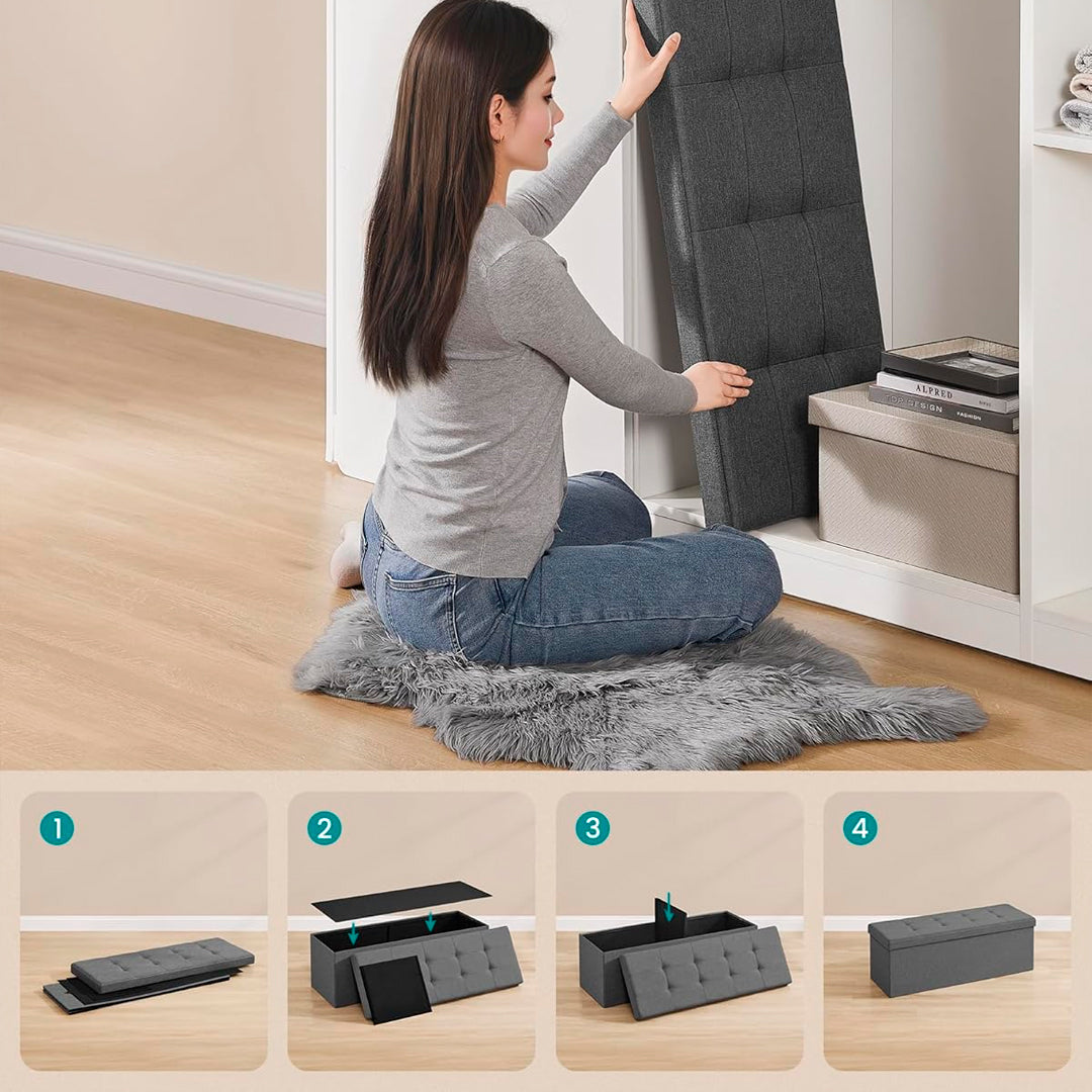 Banco Baul Organizador con Tapa