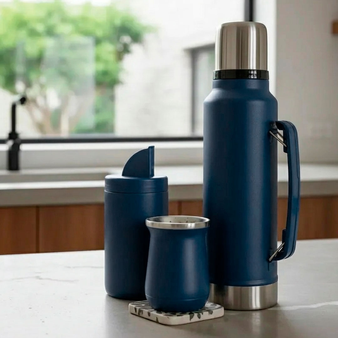 Set de Mate Termo y Yerbera 1300ML