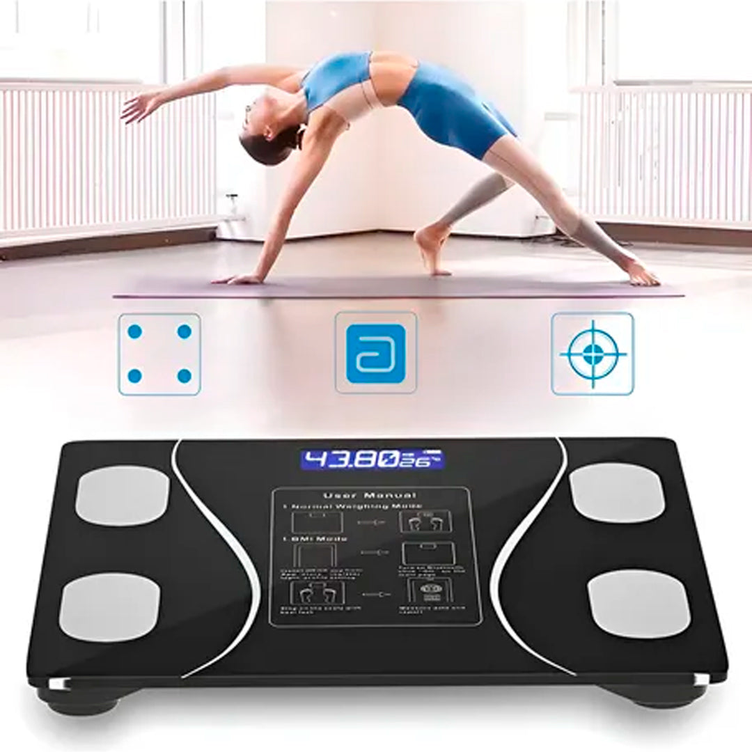 Balanza Corporal Digital Inalámbrica Medición Grasa Muscular