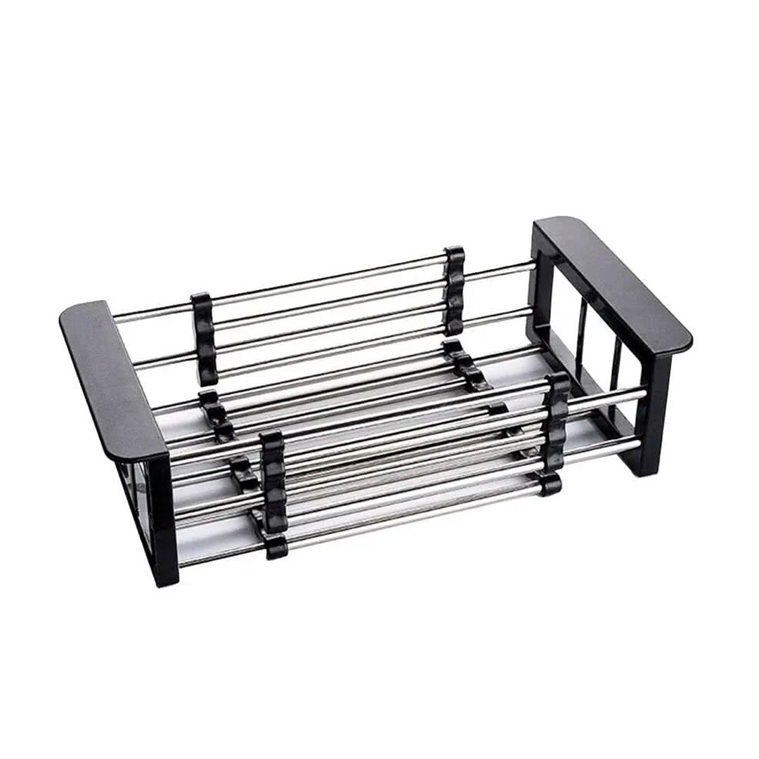 Escurridor Extensible de Acero y Plástico para Pileta