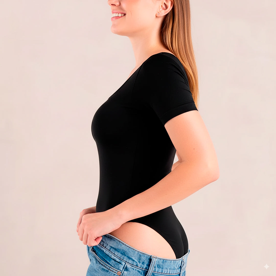 Nuvia Body Moldeador de Manga Corta Marca Elevé