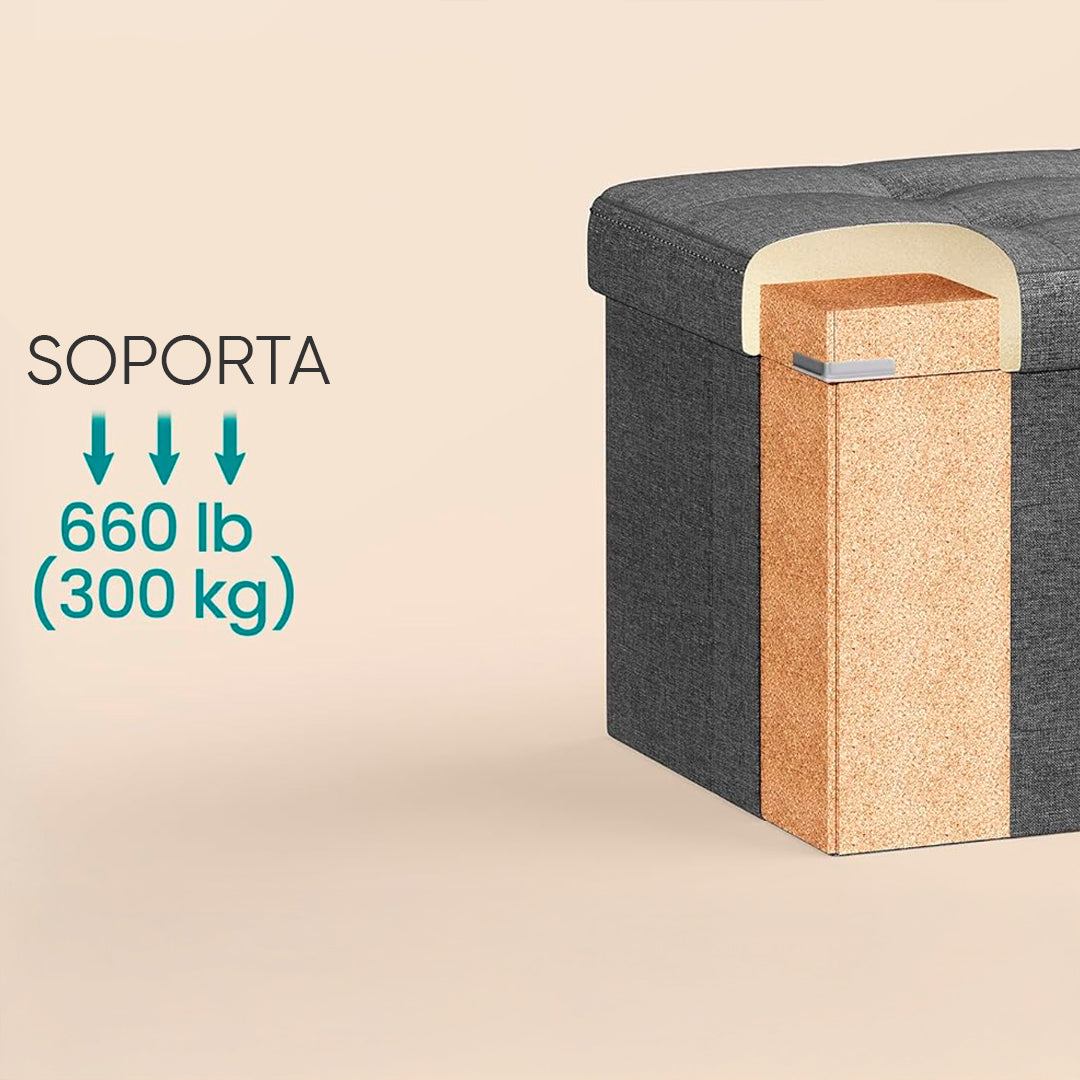 Banco Baul Organizador con Tapa