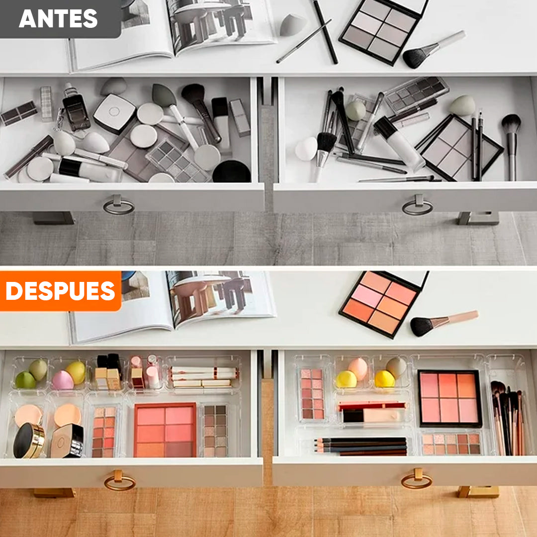 Set de 13 Organizadores de Cajón en Acrilico