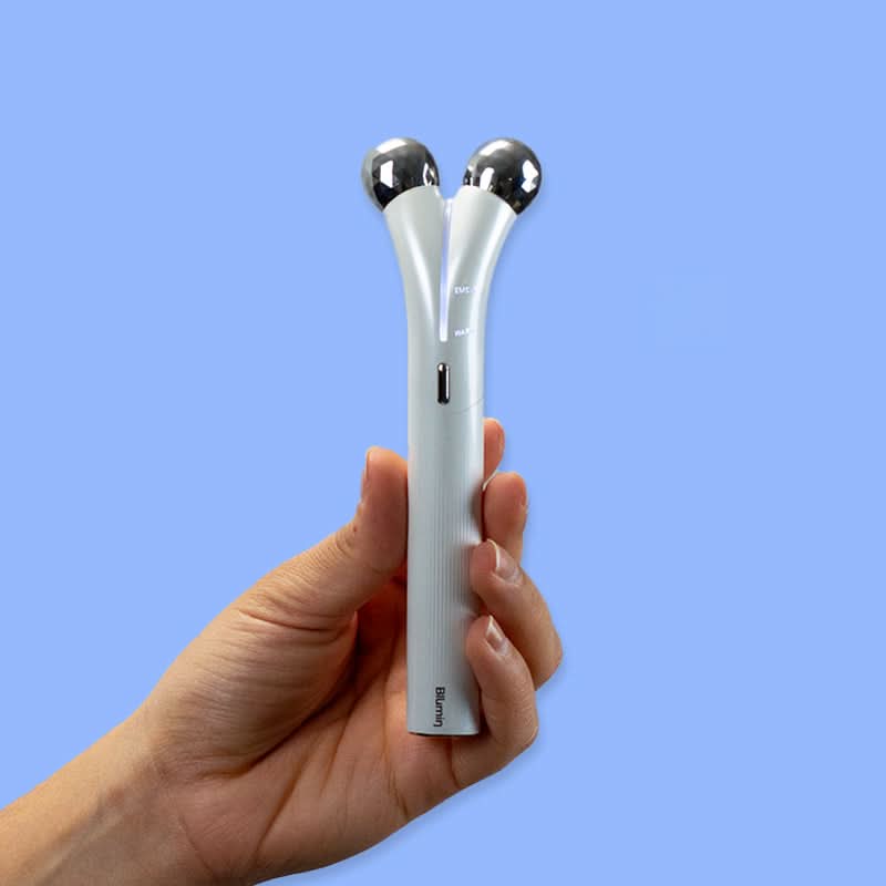 Rodillo FacialFlex Masajeador de Microcorriente Blumin