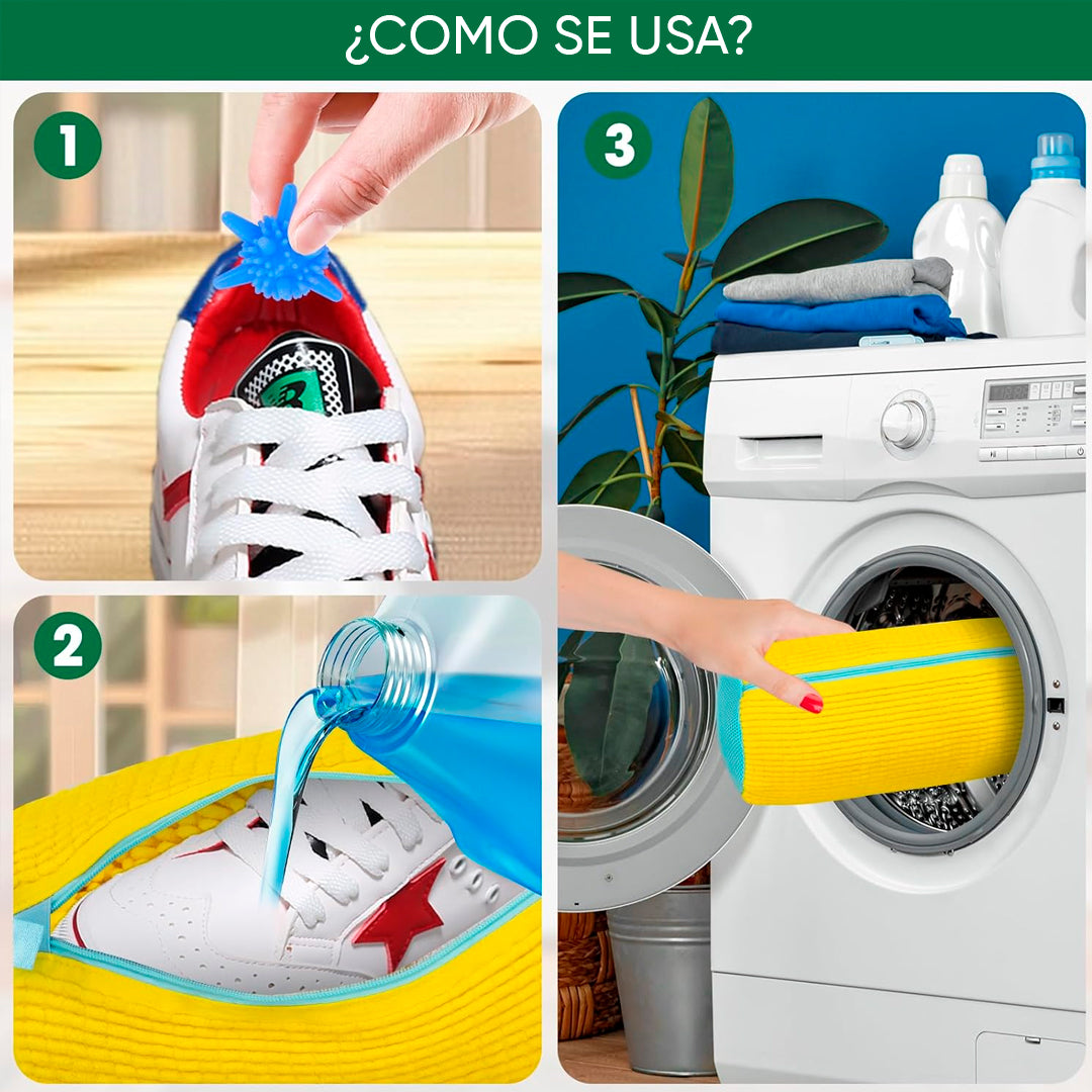 Bolsa de Lavado para Lavarropas Protectora de Calzado
