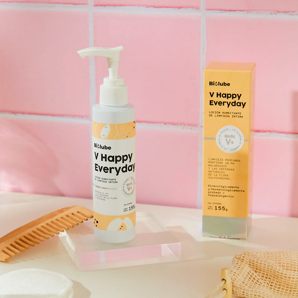 V Happy Biolube Everyday – Loción de Higiene Íntima Femenina