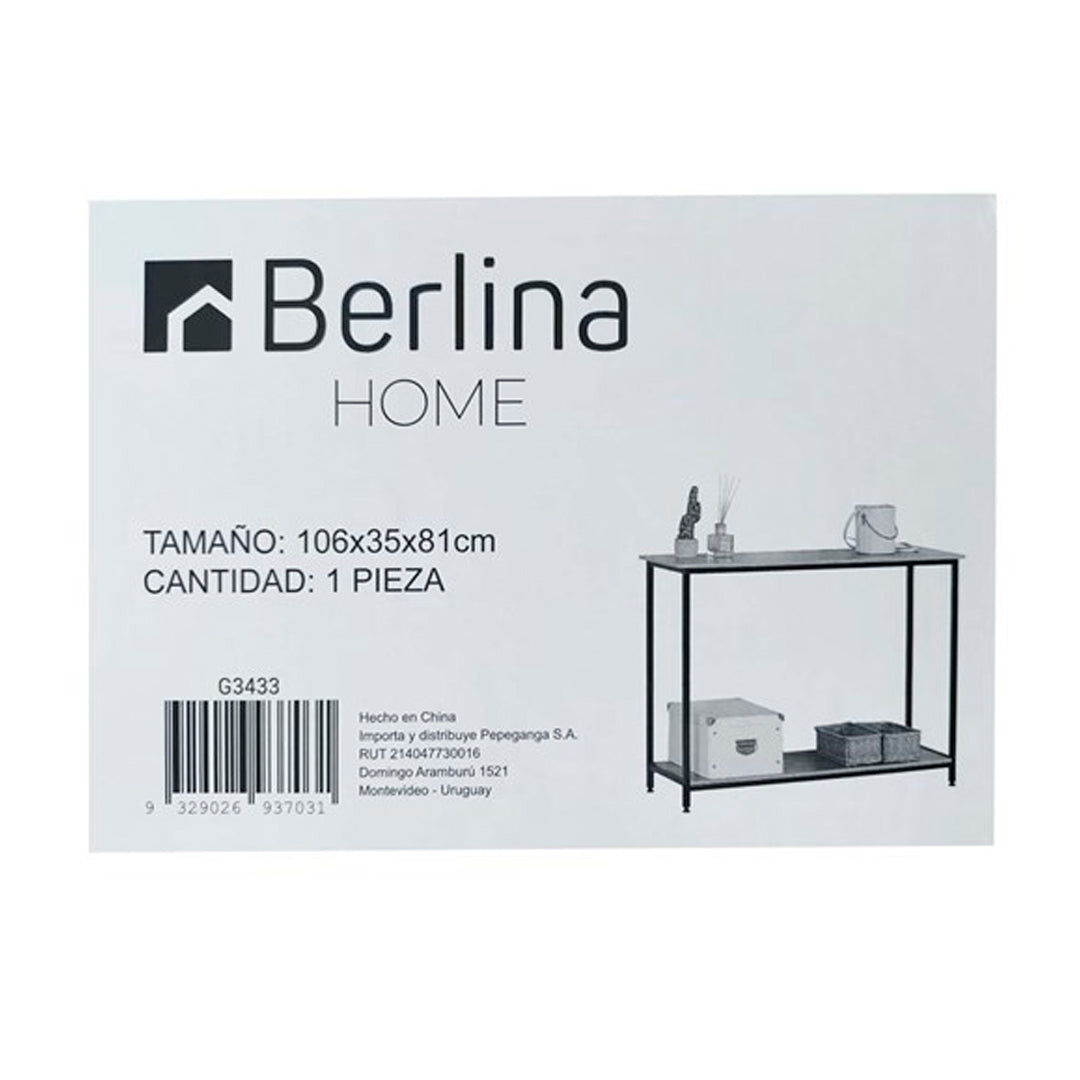 Mueble Organizador Recibidor Multiuso Hierro y Mdf